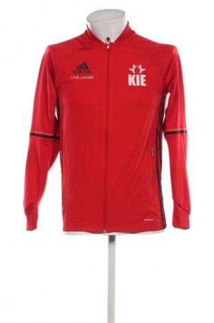 Ανδρική αθλητική ζακέτα Adidas, Μέγεθος S, Χρώμα Κόκκινο, Τιμή 28,21 €
