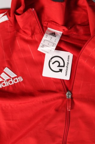 Ανδρικό αθλητικό μπουφάν Adidas, Μέγεθος M, Χρώμα Κόκκινο, Τιμή 28,46 €