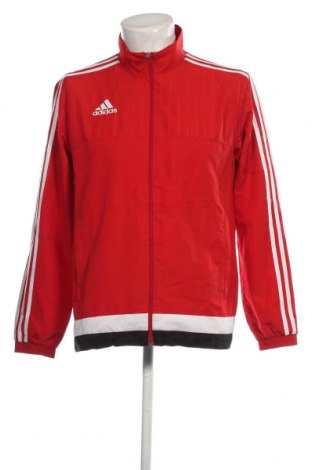 Ανδρικό αθλητικό μπουφάν Adidas, Μέγεθος M, Χρώμα Κόκκινο, Τιμή 28,46 €