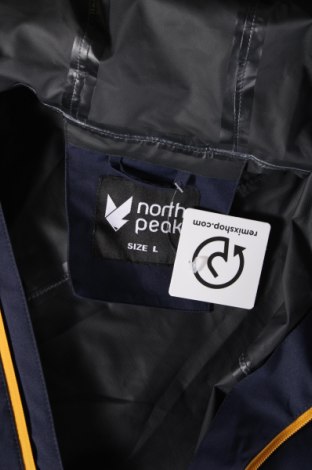 Ανδρικό αθλητικό μπουφάν Northpeak, Μέγεθος L, Χρώμα Μπλέ, Τιμή 15,22 €