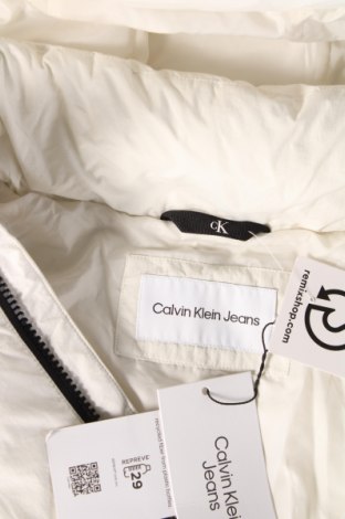 Herrenjacke Calvin Klein Jeans, Größe L, Farbe Weiß, Preis 129,54 €