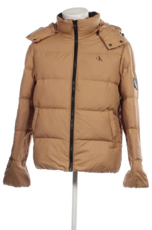 Herrenjacke Calvin Klein Jeans, Größe L, Farbe Beige, Preis € 129,54