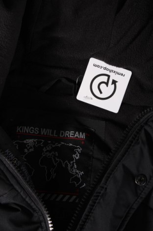 Мъжко яке Kings will Dream, Размер XL, Цвят Черен, Цена 152,10 лв.