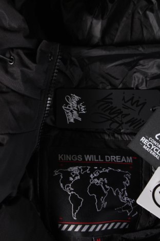 Ανδρικό μπουφάν Kings will Dream, Μέγεθος M, Χρώμα Μαύρο, Τιμή 72,37 €