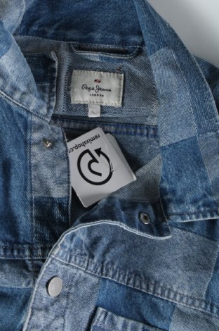 Ανδρικό μπουφάν Pepe Jeans, Μέγεθος L, Χρώμα Μπλέ, Τιμή 30,28 €