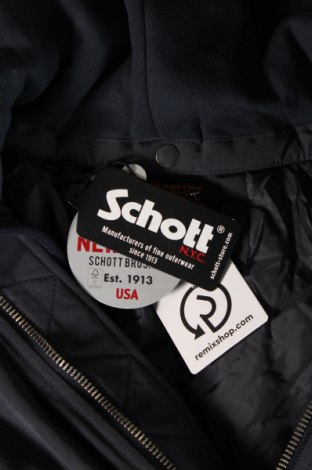 Ανδρικό μπουφάν Schott, Μέγεθος XL, Χρώμα Γκρί, Τιμή 147,29 €
