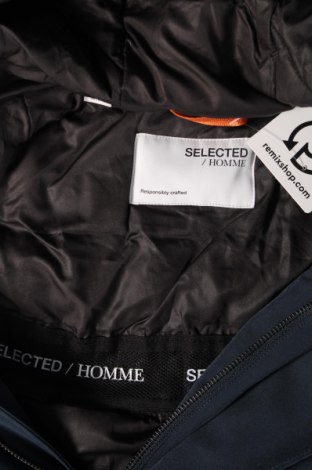Ανδρικό μπουφάν Selected Homme, Μέγεθος S, Χρώμα Μπλέ, Τιμή 84,43 €