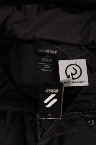 Ανδρικό μπουφάν Superdry, Μέγεθος L, Χρώμα Μαύρο, Τιμή 81,96 €