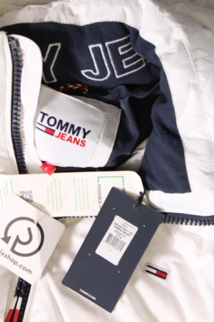 Herrenjacke Tommy Jeans, Größe L, Farbe Weiß, Preis 131,01 €