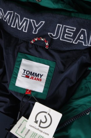 Ανδρικό μπουφάν Tommy Jeans, Μέγεθος L, Χρώμα Πράσινο, Τιμή 141,09 €