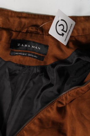 Herrenjacke Zara Man, Größe S, Farbe Braun, Preis 14,27 €