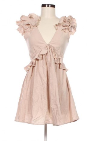 Kleid Boohoo, Größe S, Farbe Beige, Preis 20,04 €