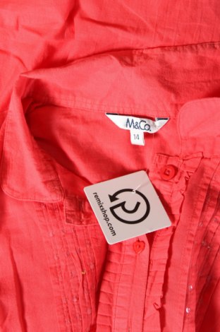 Kleid M&Co., Größe L, Farbe Rot, Preis 8,90 €