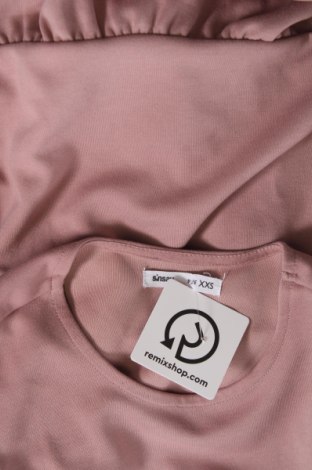 Šaty  Sinsay, Velikost XXS, Barva Popelavě růžová, Cena  226,00 Kč