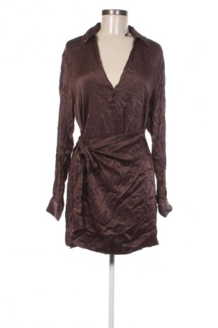 Kleid Zara, Größe L, Farbe Braun, Preis € 10,33