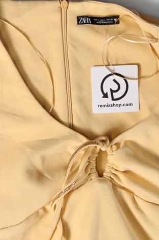 Kleid Zara, Größe L, Farbe Gelb, Preis 13,01 €