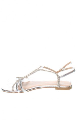 Sandalen F&F, Größe 39, Farbe Silber, Preis 16,01 €