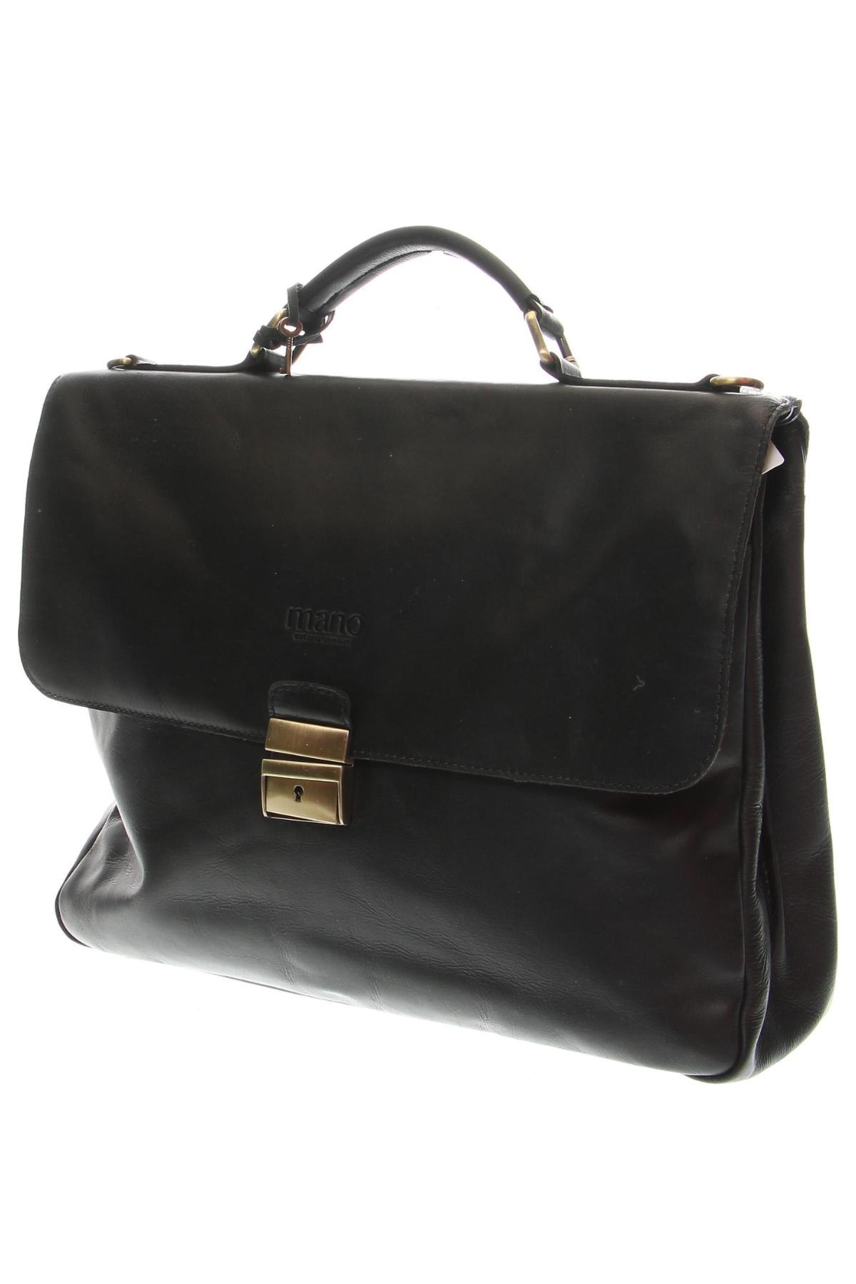 Τσάντα χαρτοφύλακας Mano, Χρώμα Μαύρο, Τιμή 151,24 €