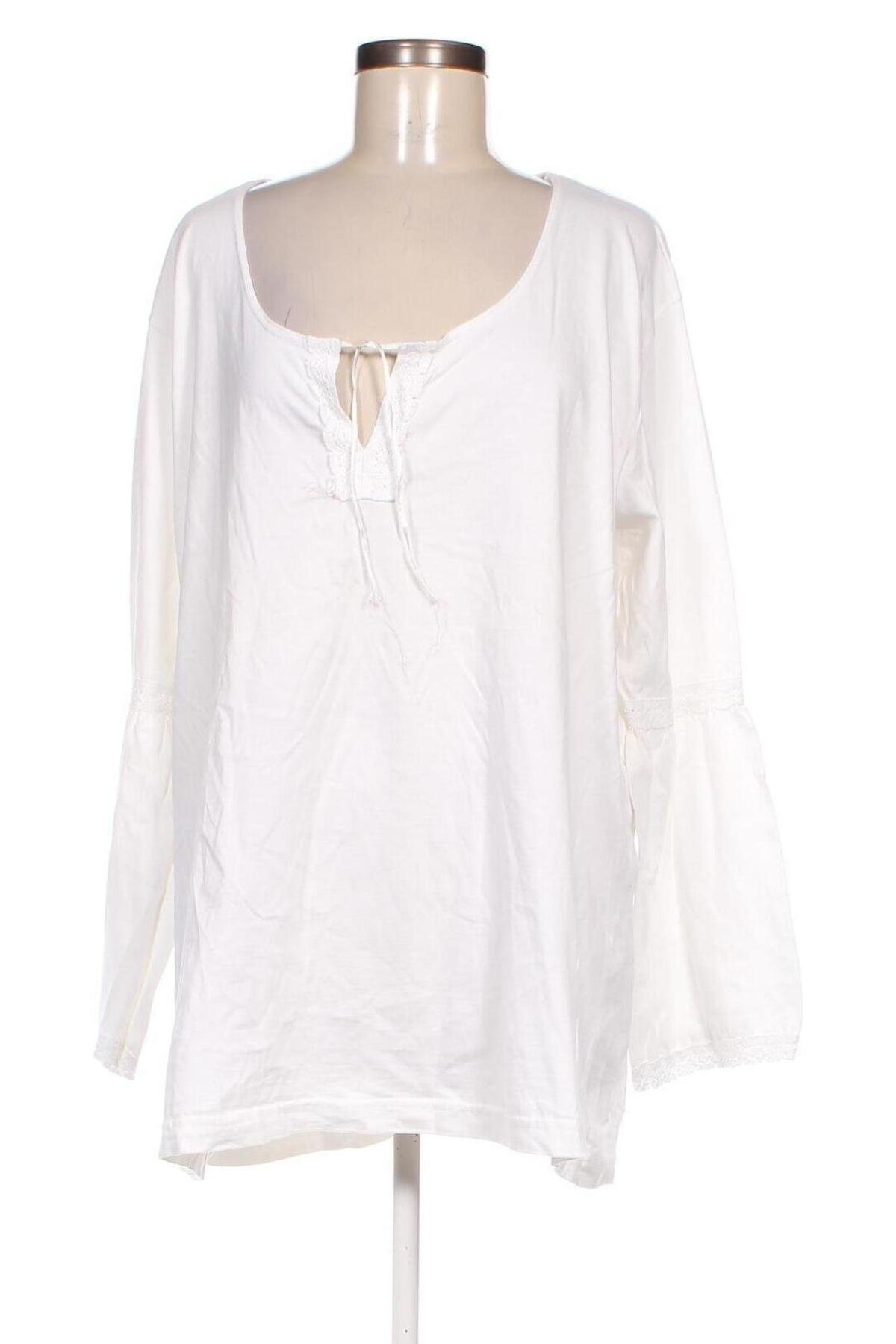 Γυναικεία μπλούζα, Μέγεθος 3XL, Χρώμα Λευκό, Τιμή 5,83 €