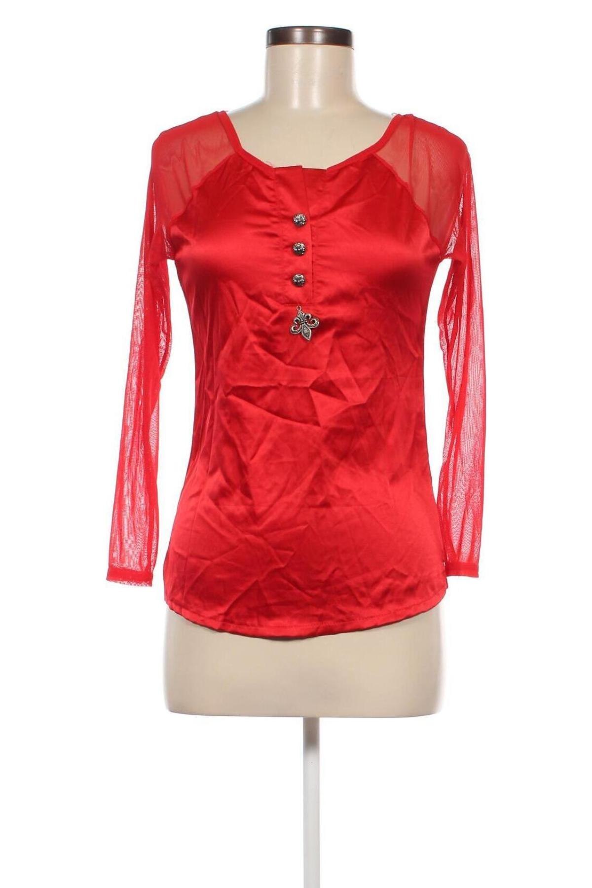 Дамска блуза, Размер M, Цвят Червен, Цена 17,67 лв.