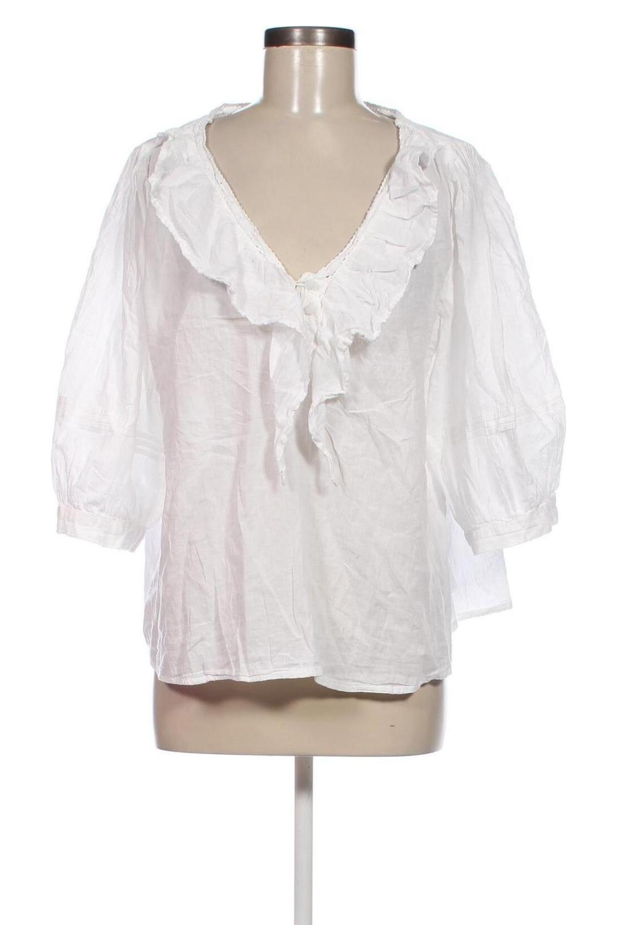 Дамска блуза, Размер M, Цвят Бял, Цена 9,50 лв.