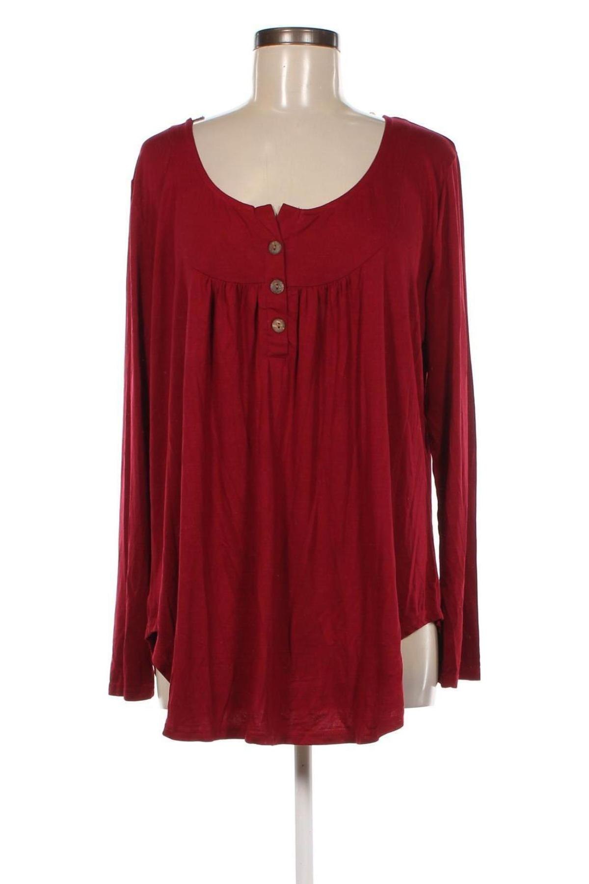 Дамска блуза, Размер XXL, Цвят Червен, Цена 19,00 лв.