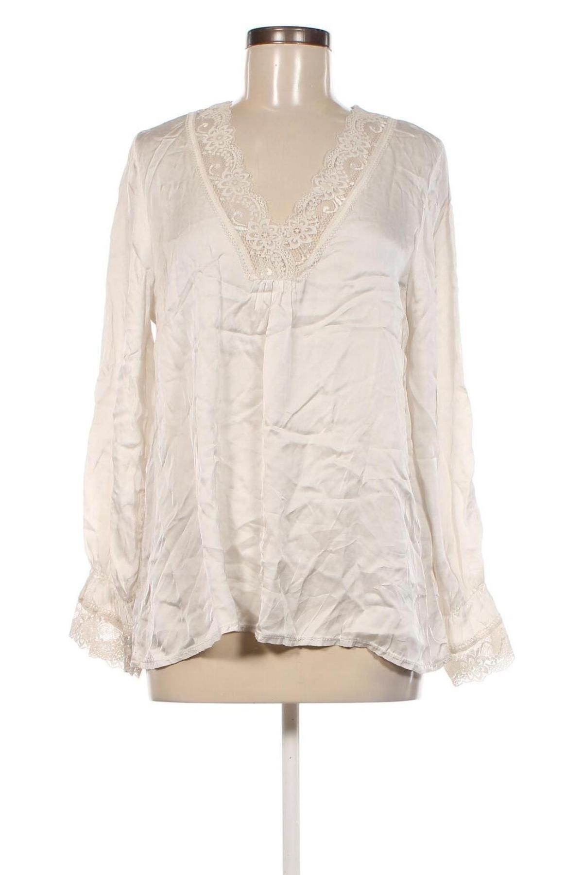 Γυναικεία μπλούζα, Μέγεθος M, Χρώμα Εκρού, Τιμή 9,59 €