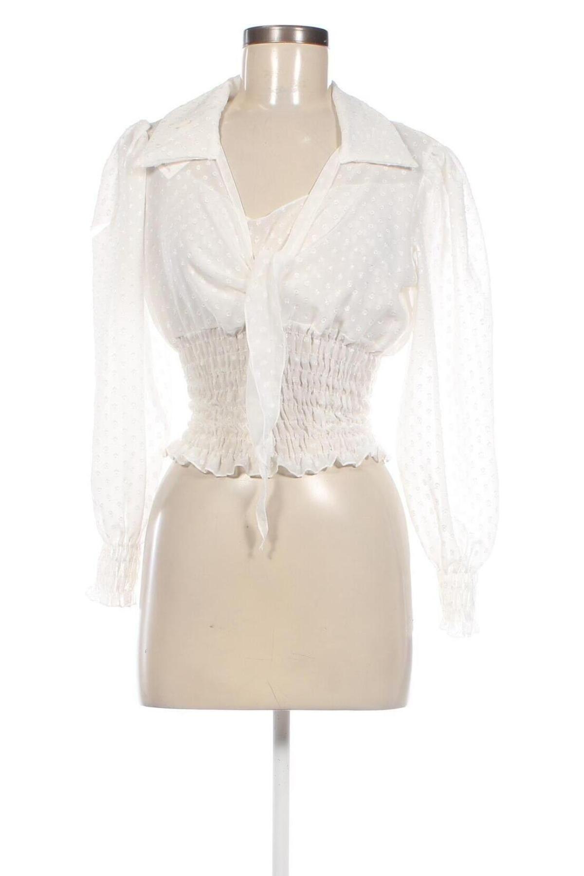 Дамска блуза, Размер XS, Цвят Бял, Цена 8,55 лв.