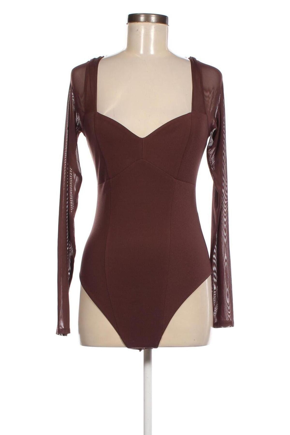 Дамска блуза - боди Abercrombie & Fitch, Размер M, Цвят Кафяв, Цена 59,40 лв.