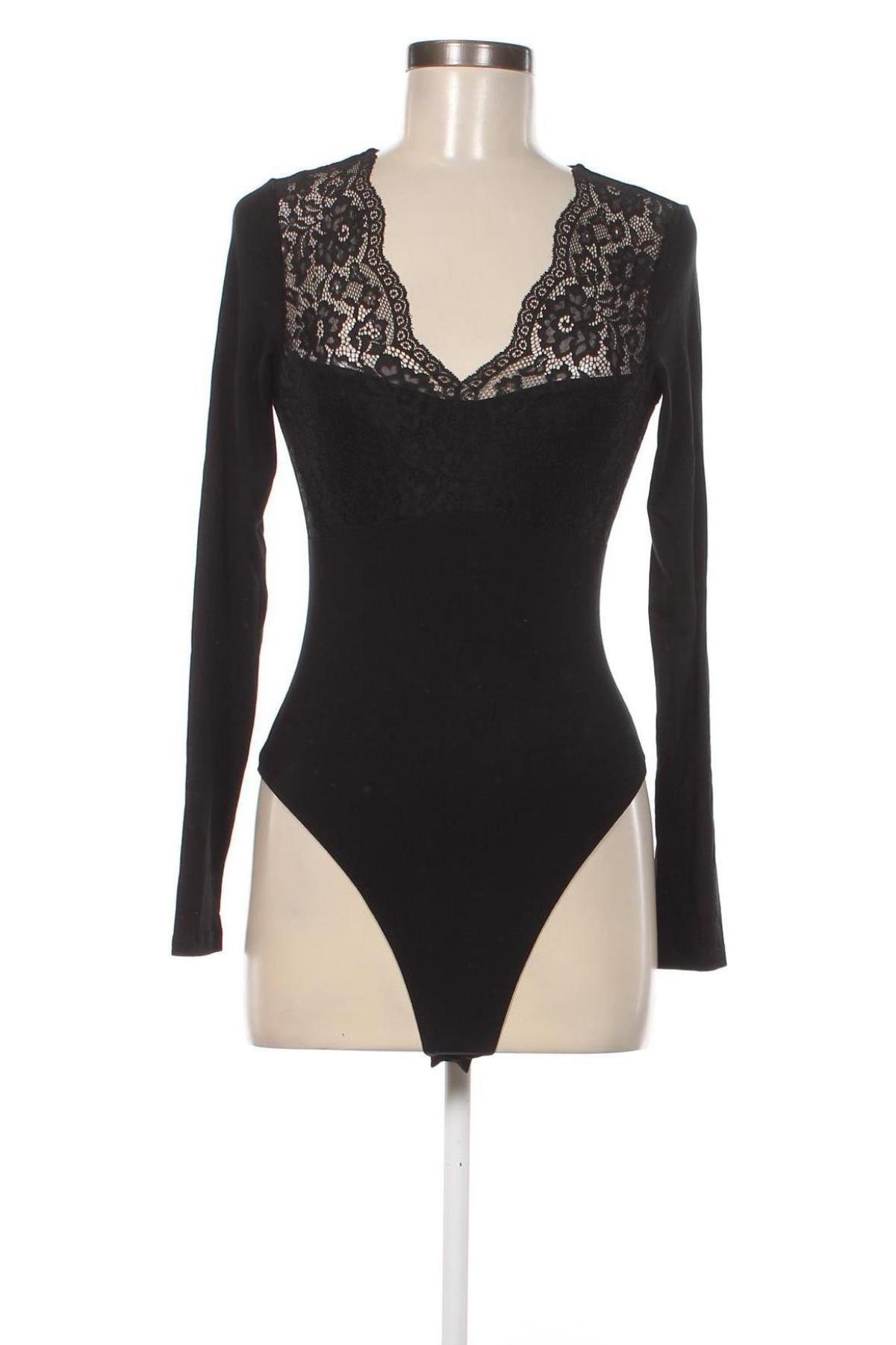 Bluză-body de damă. About You, Mărime M, Culoare Negru, Preț 75,66 Lei