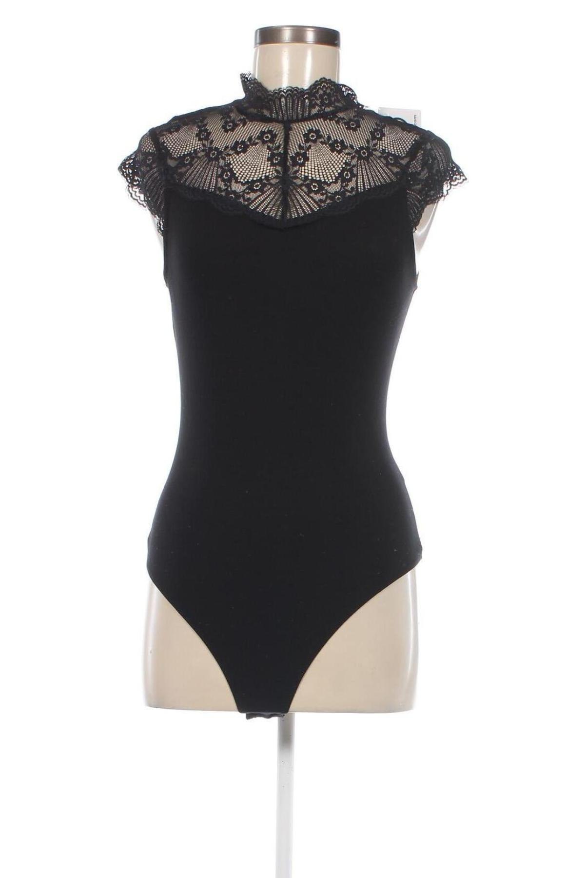 Bluză-body de damă. About You, Mărime M, Culoare Negru, Preț 75,66 Lei