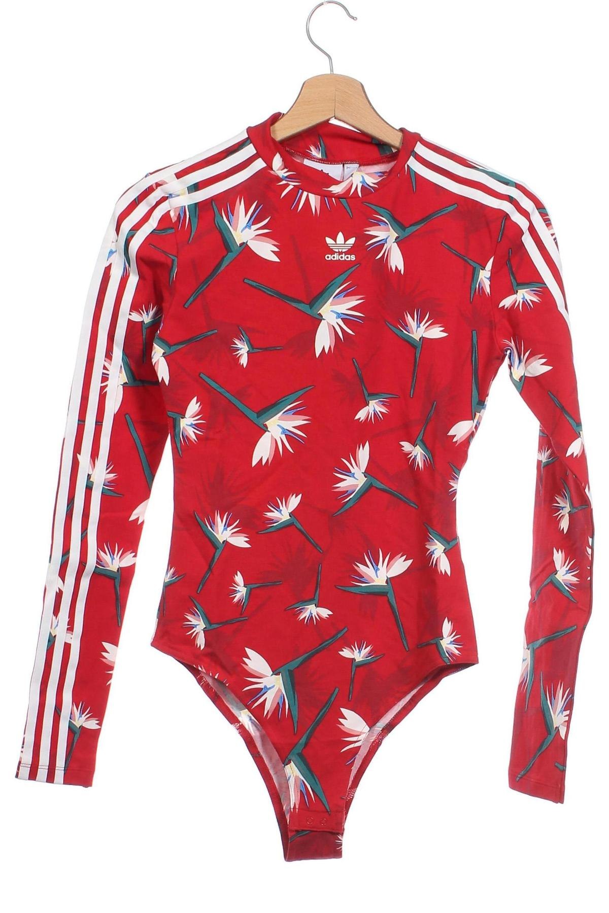 Bluză-body de damă. Adidas Originals, Mărime XS, Culoare Roșu, Preț 213,16 Lei