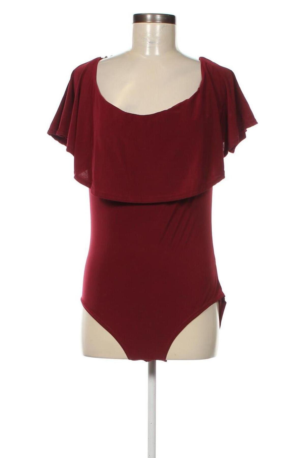 Дамска блуза - боди Boohoo, Размер XXL, Цвят Червен, Цена 18,60 лв.