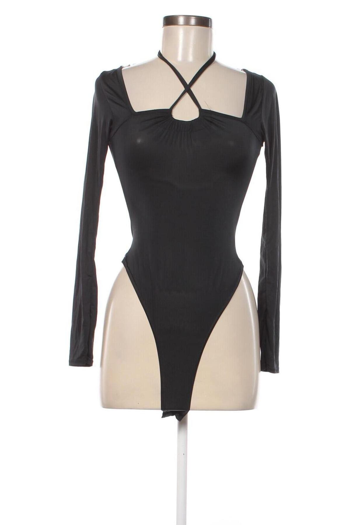 Damenbluse-Body Boohoo, Größe XXS, Farbe Schwarz, Preis 6,39 €