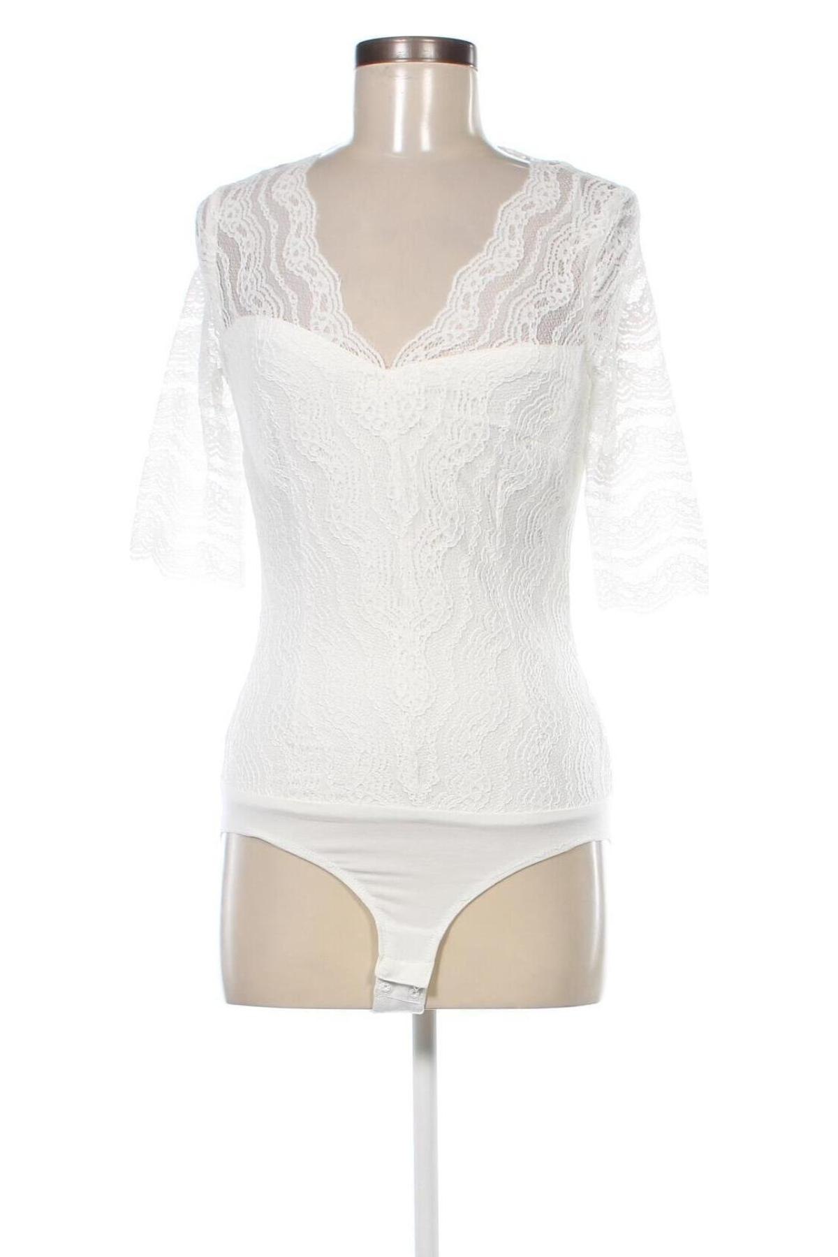 Γυναικεία μπλούζα-Κορμάκι Marjo, Μέγεθος S, Χρώμα Λευκό, Τιμή 19,85 €