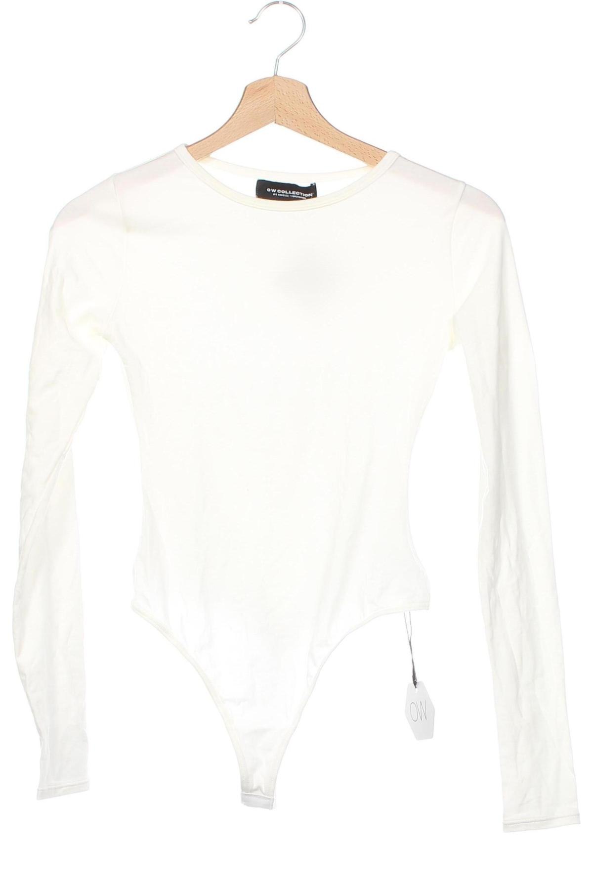 Дамска блуза - боди OW Collection, Размер S, Цвят Бял, Цена 59,40 лв.