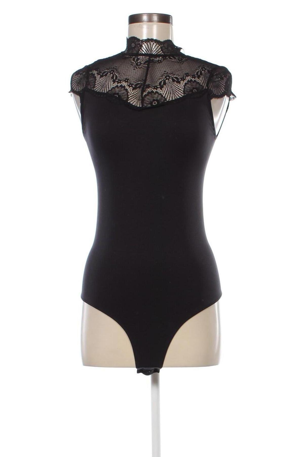 Bluză-body de damă. Pieces, Mărime S, Culoare Negru, Preț 75,66 Lei