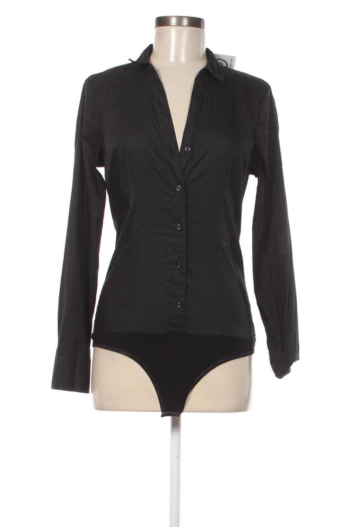 Дамска блуза - боди Vero Moda, Размер M, Цвят Черен, Цена 23,00 лв.