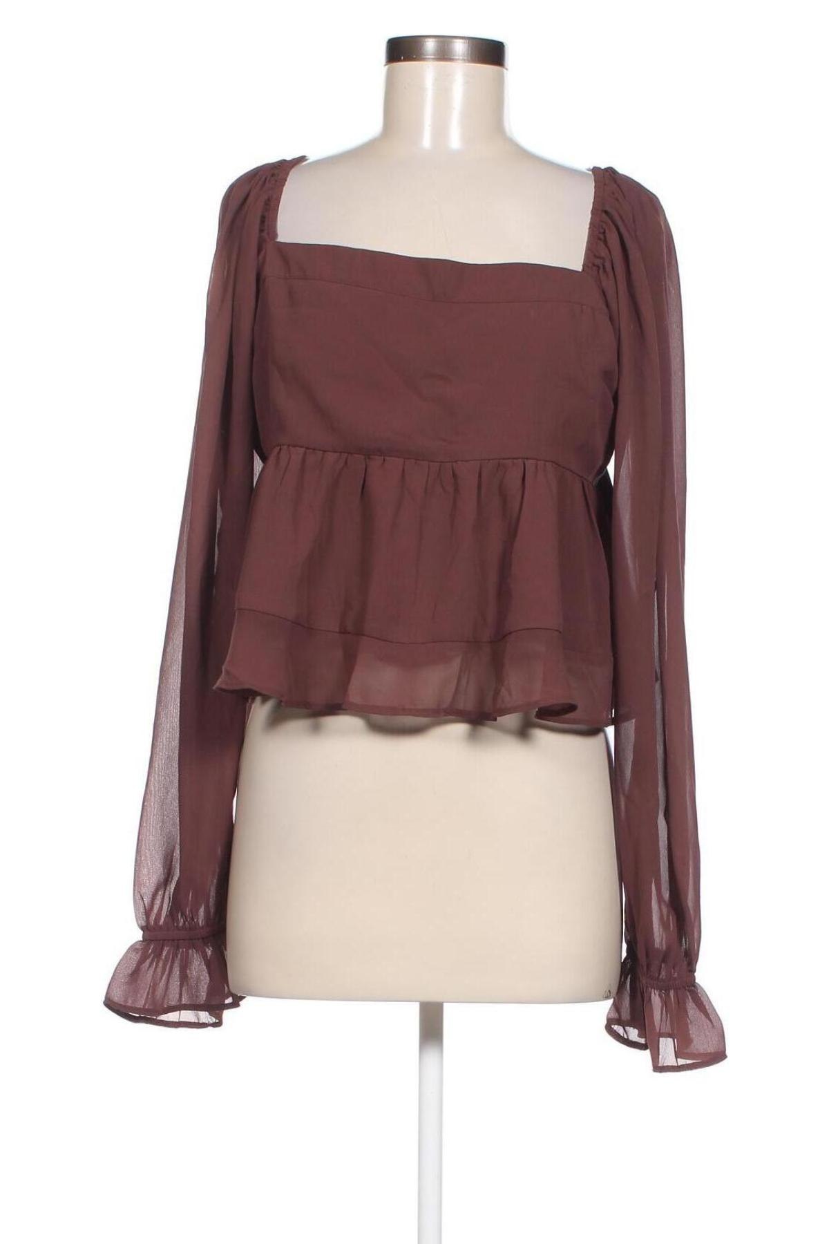 Γυναικεία μπλούζα Abercrombie & Fitch, Μέγεθος L, Χρώμα Καφέ, Τιμή 14,85 €