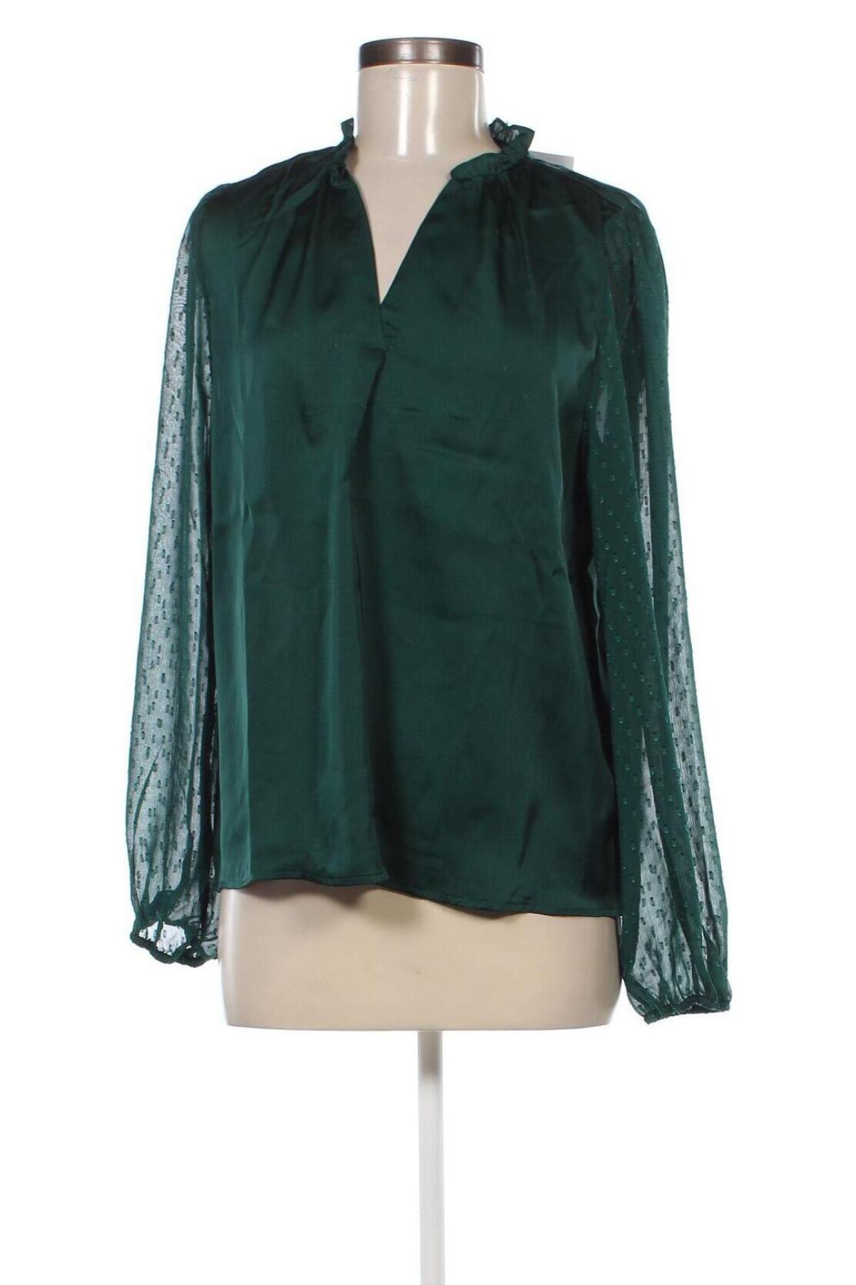 Bluză de femei About You, Mărime L, Culoare Verde, Preț 68,09 Lei