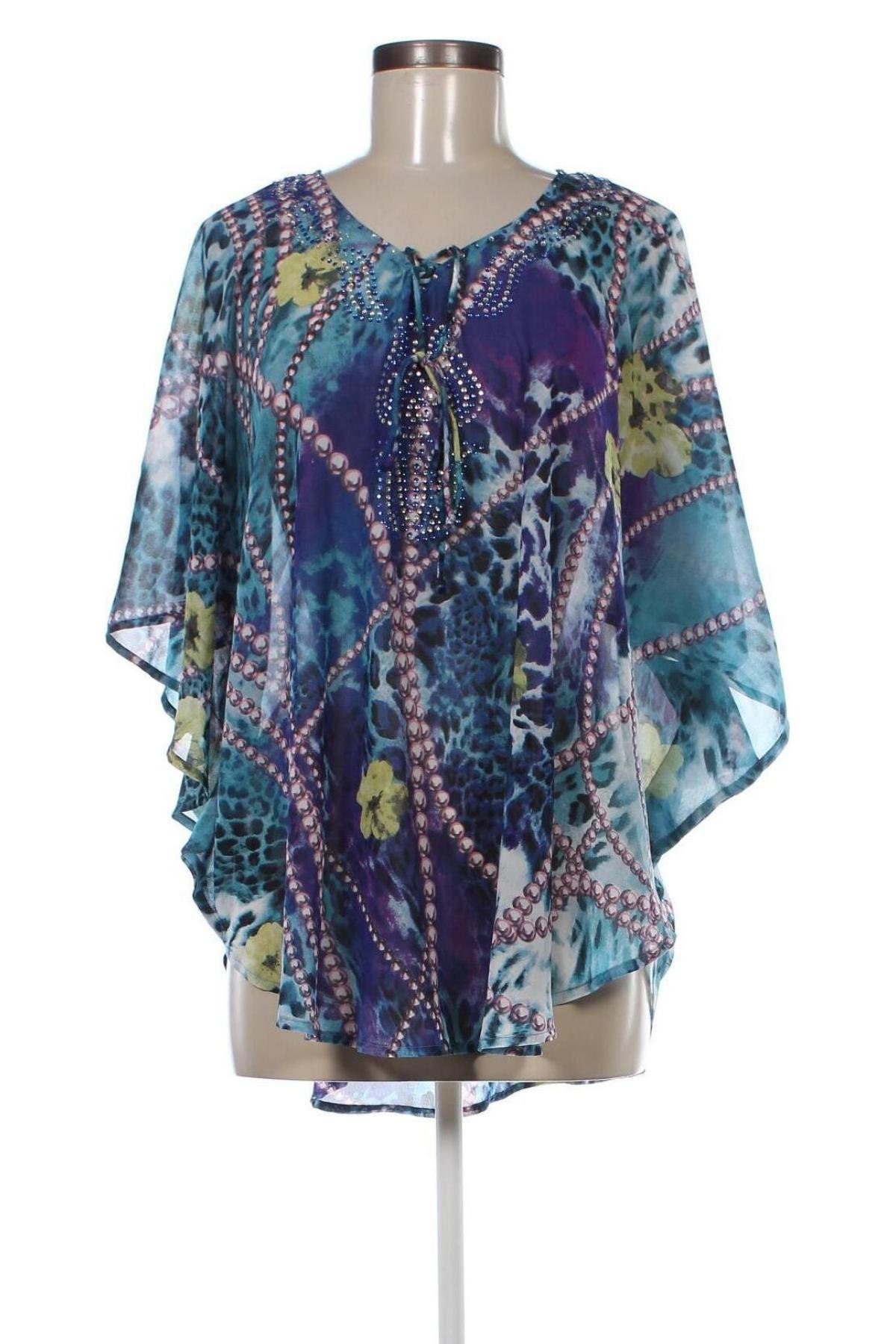 Дамска блуза Alfredo Pauly, Размер 3XL, Цвят Многоцветен, Цена 34,00 лв.