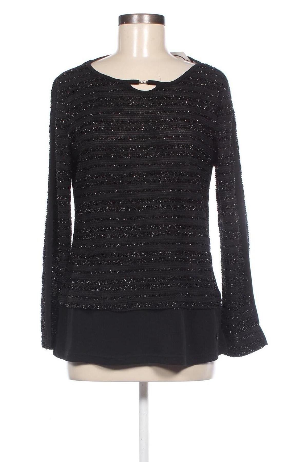 Γυναικεία μπλούζα Amelie & Amelie, Μέγεθος M, Χρώμα Μαύρο, Τιμή 5,29 €