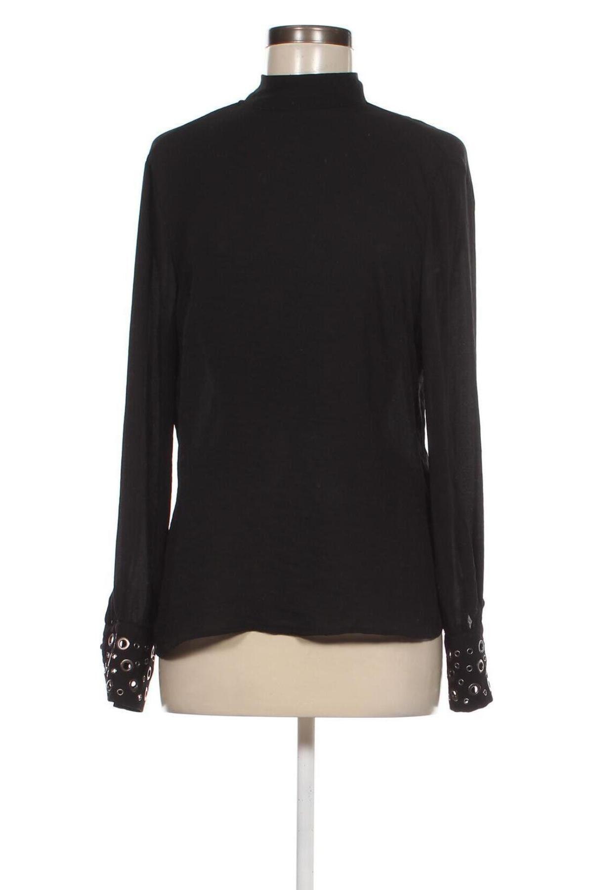 Γυναικεία μπλούζα Amisu, Μέγεθος XS, Χρώμα Μαύρο, Τιμή 5,29 €