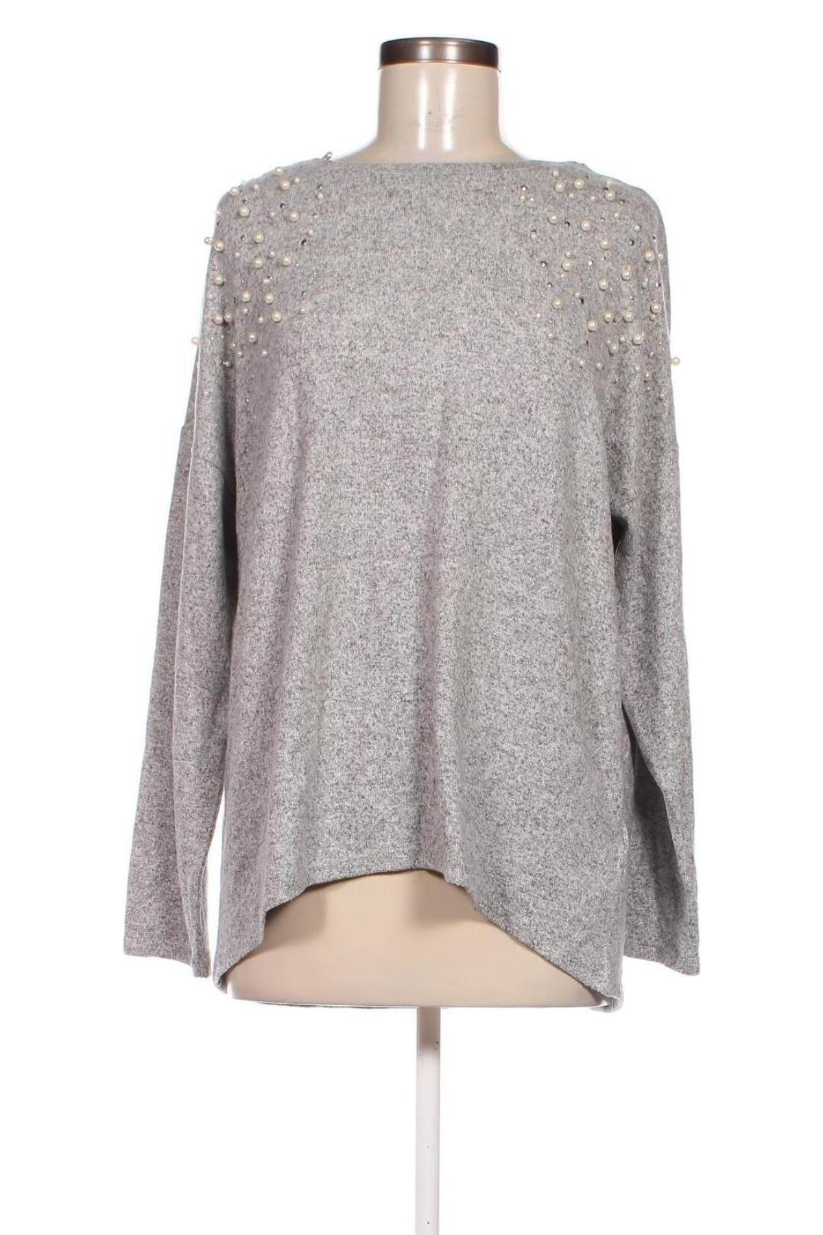 Damen Shirt Amisu, Größe L, Farbe Grau, Preis 6,61 €