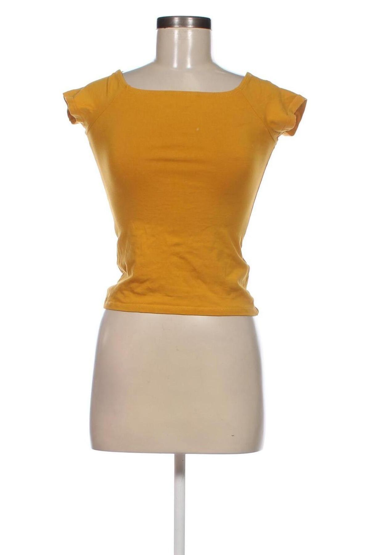 Γυναικεία μπλούζα Amisu, Μέγεθος S, Χρώμα Κίτρινο, Τιμή 4,11 €