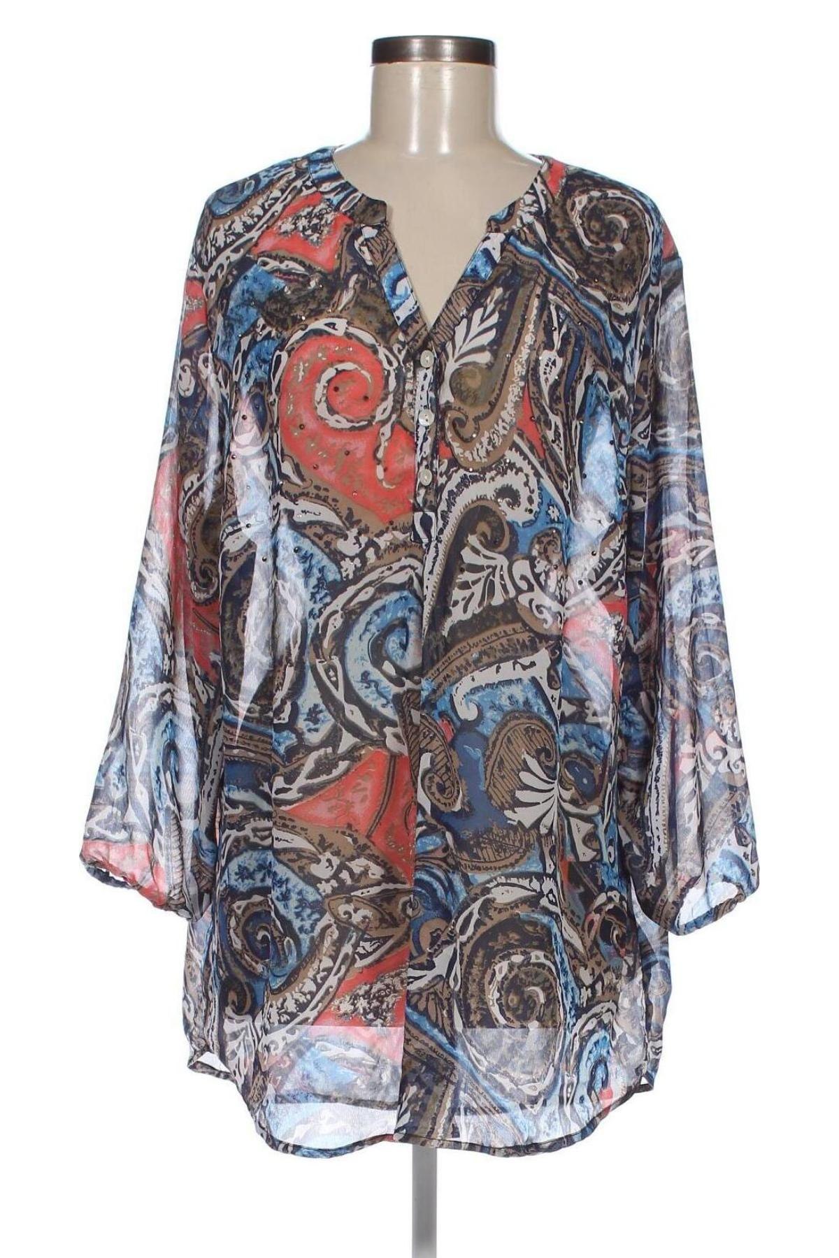 Дамска блуза Andrea, Размер XXL, Цвят Многоцветен, Цена 9,50 лв.