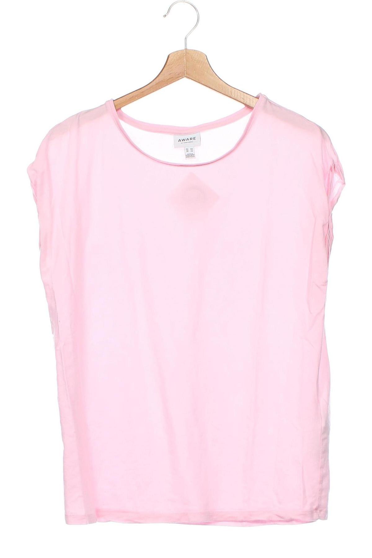 Γυναικεία μπλούζα Aware by Vero Moda, Μέγεθος XS, Χρώμα Ρόζ , Τιμή 6,13 €