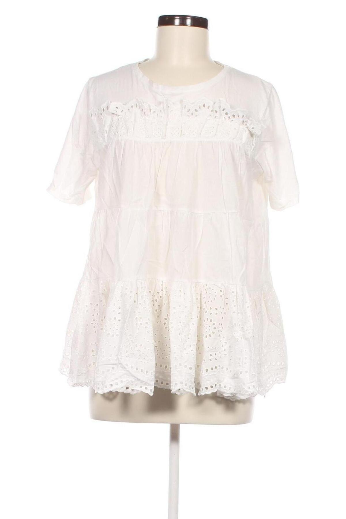 Damen Shirt Bebe, Größe S, Farbe Weiß, Preis 14,73 €