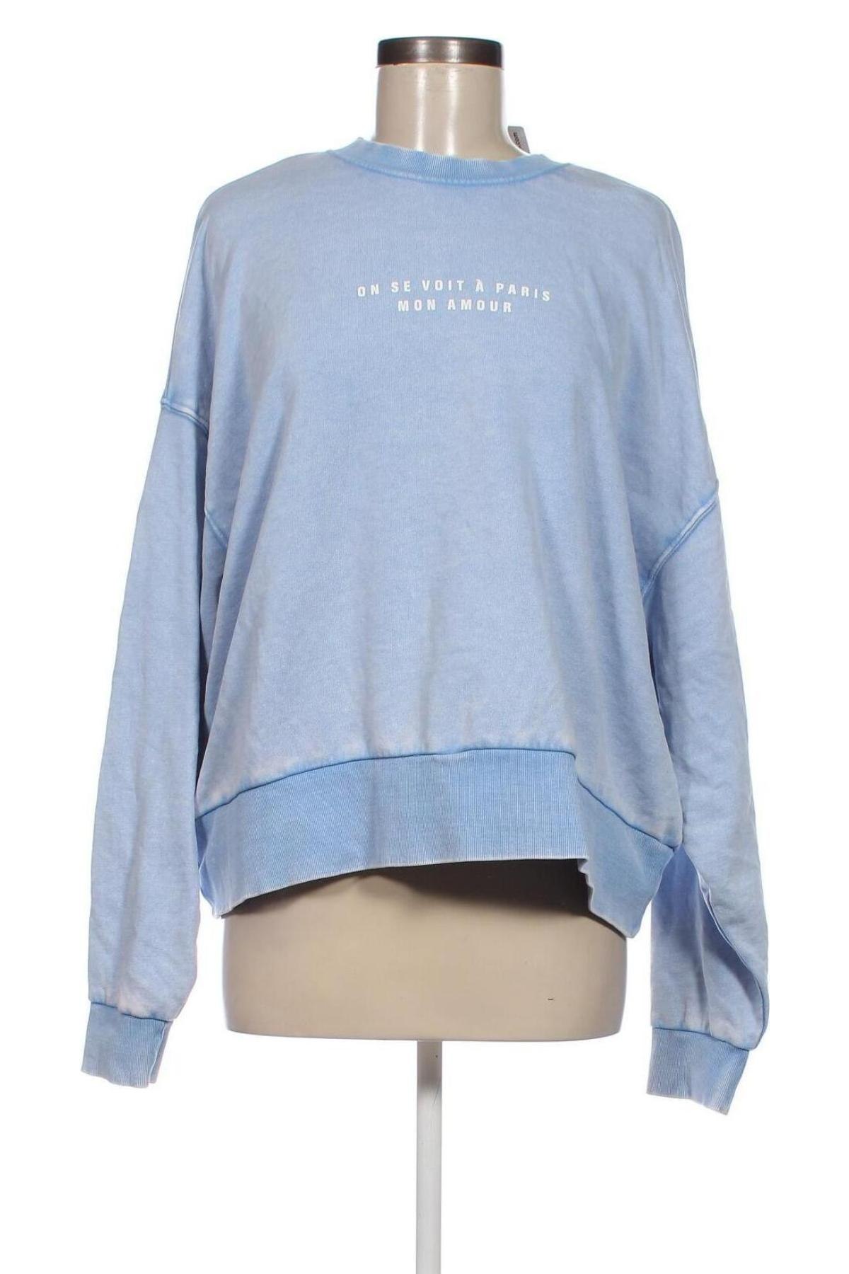Γυναικεία μπλούζα Bershka, Μέγεθος M, Χρώμα Μπλέ, Τιμή 5,88 €
