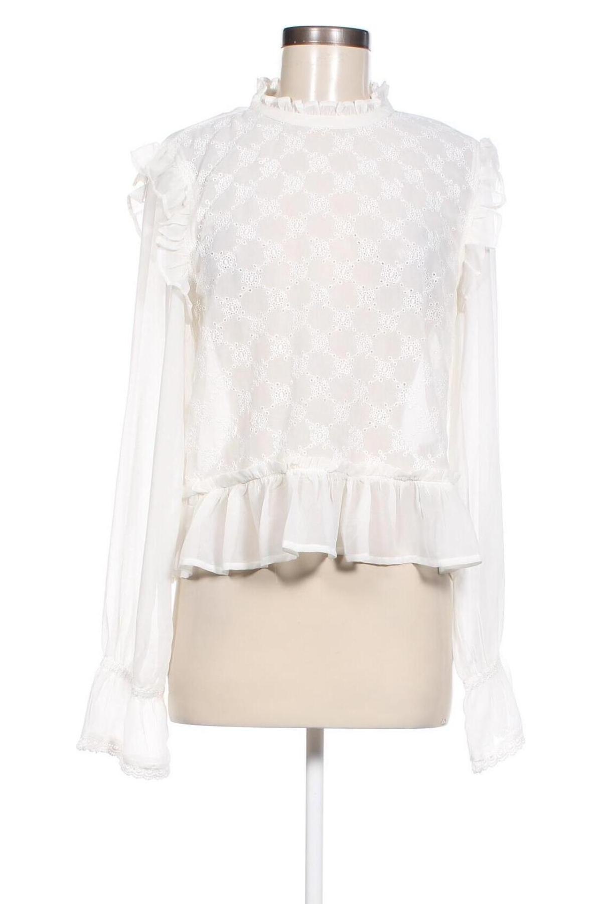 Γυναικεία μπλούζα Bik Bok, Μέγεθος L, Χρώμα Λευκό, Τιμή 5,88 €